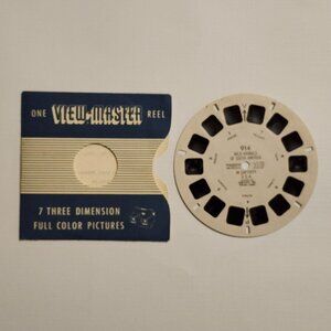VINTAGE View Master Wild Animals of South America in Captivity REEL SLIDE 1949